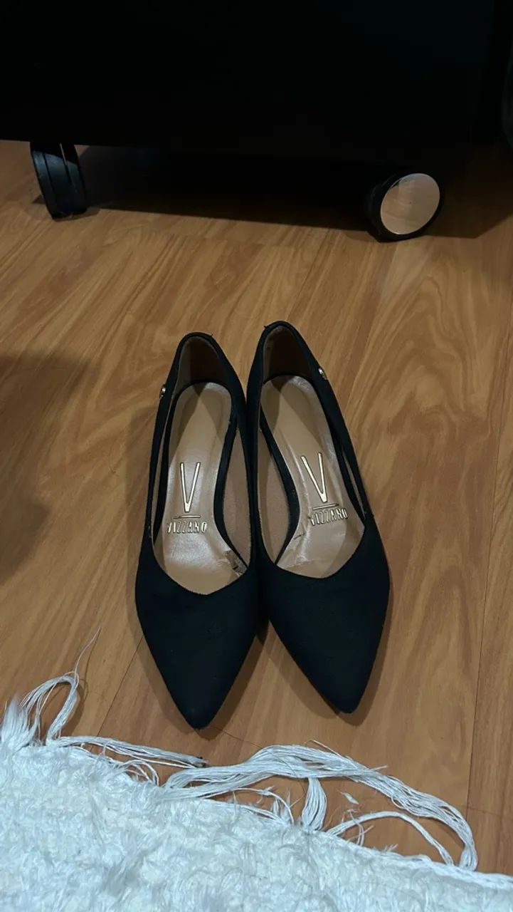 scarpin com salto bloco baixo - Foto 2