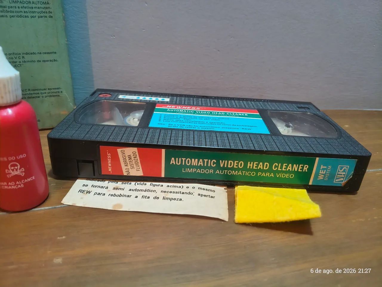 Vhs de limpeza antigo - Foto 5