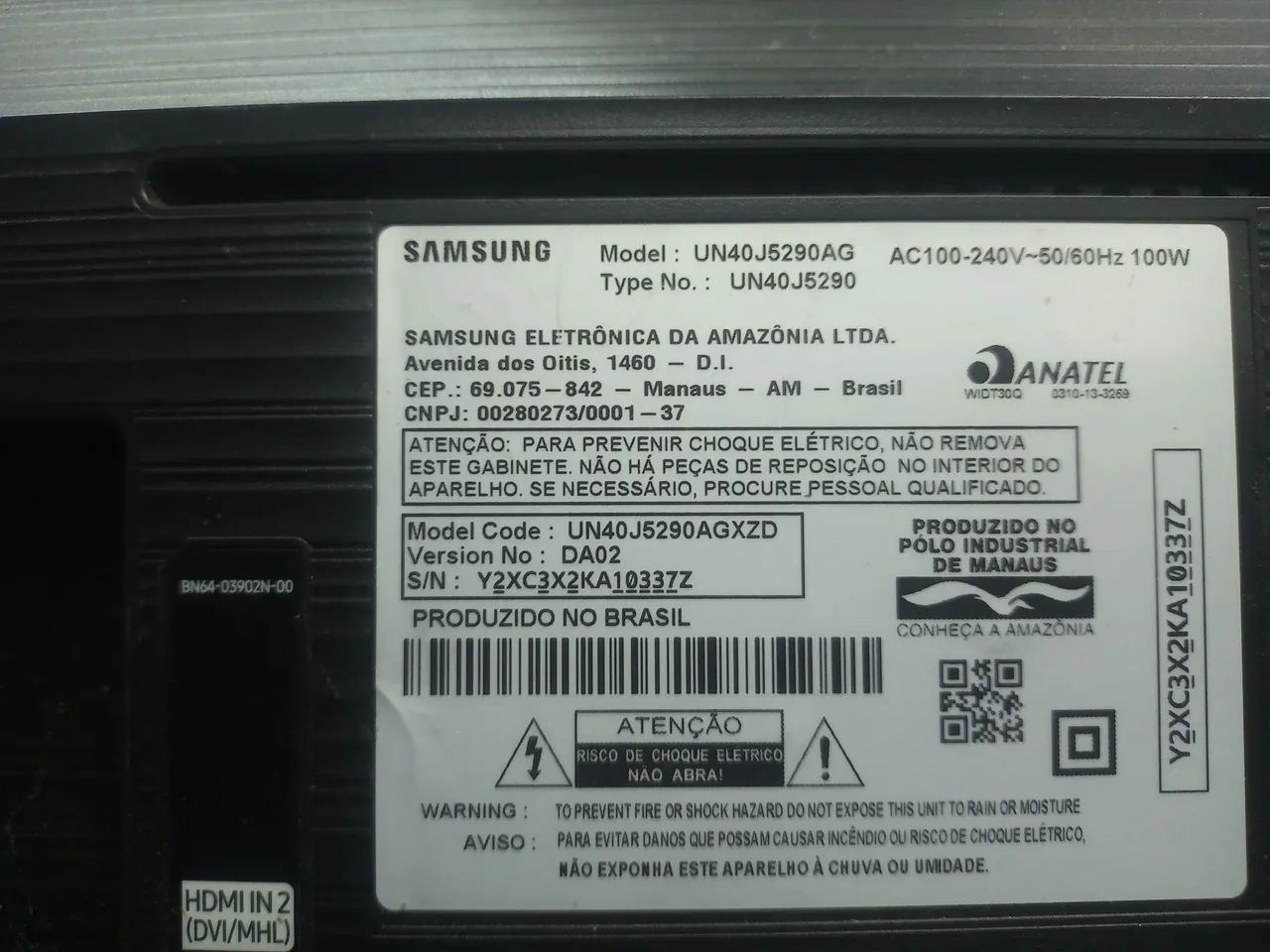 Tv smart Sansung 40 polegadas tela quebrada  - Foto 3