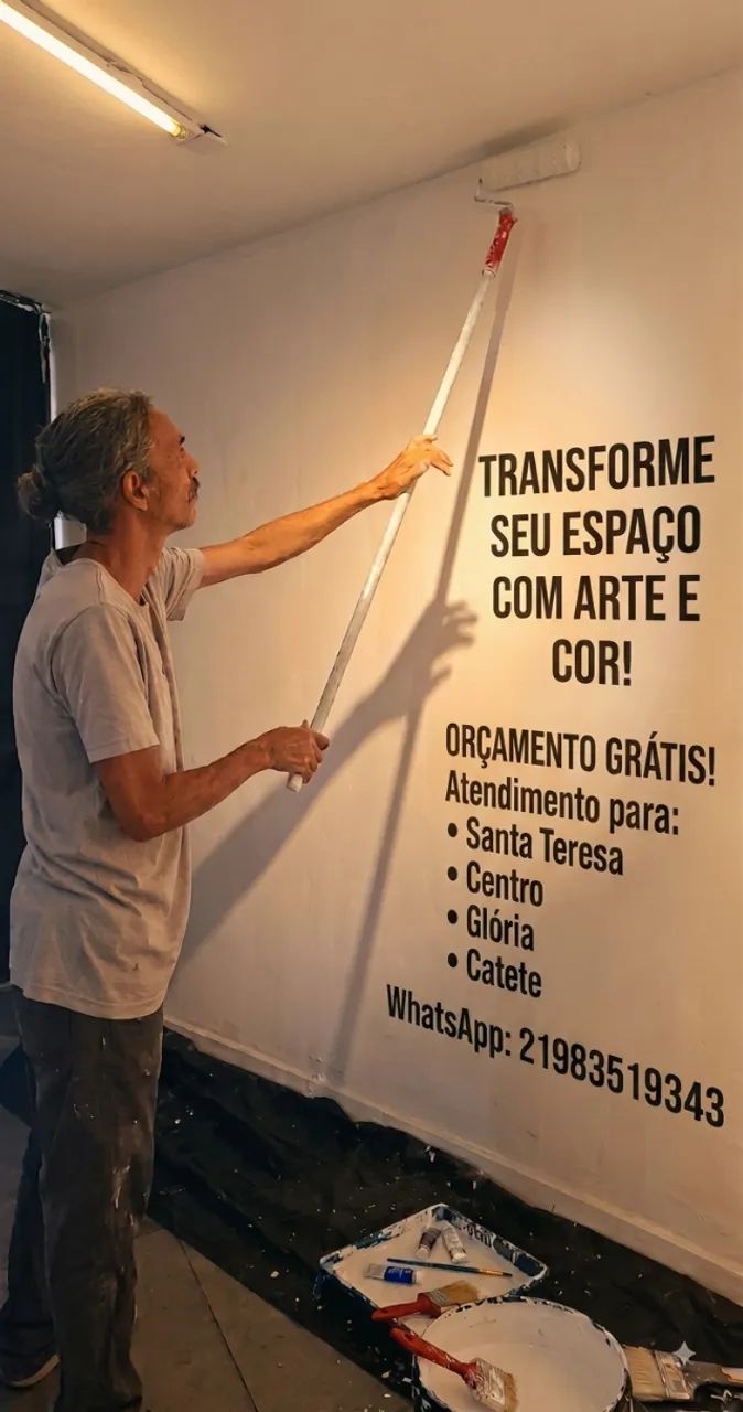 Pintor Profissional - Santa Teresa, Centro e Zona Sul