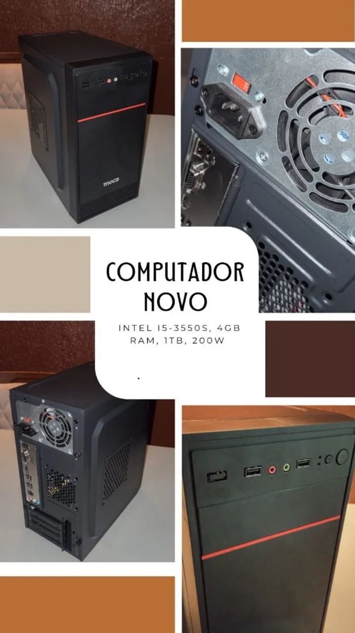 Computador Intel I5, 4GB RAM, 1TB, 200W - Foto 4