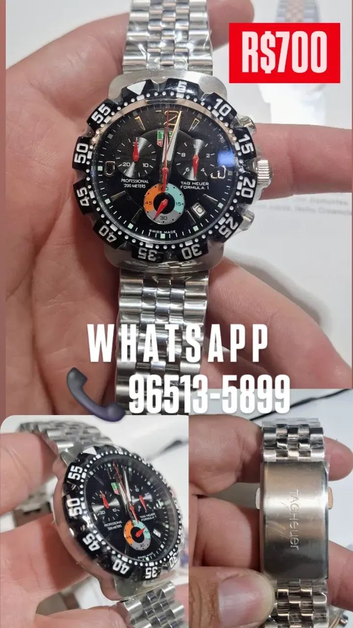 Relógio TAG HEUER FORMULA 1 PROFISSIONAL PULSEIRA JUBILEU 