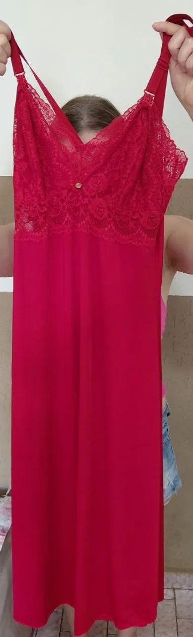 2 camisolas de amamentação com robe - Foto 5