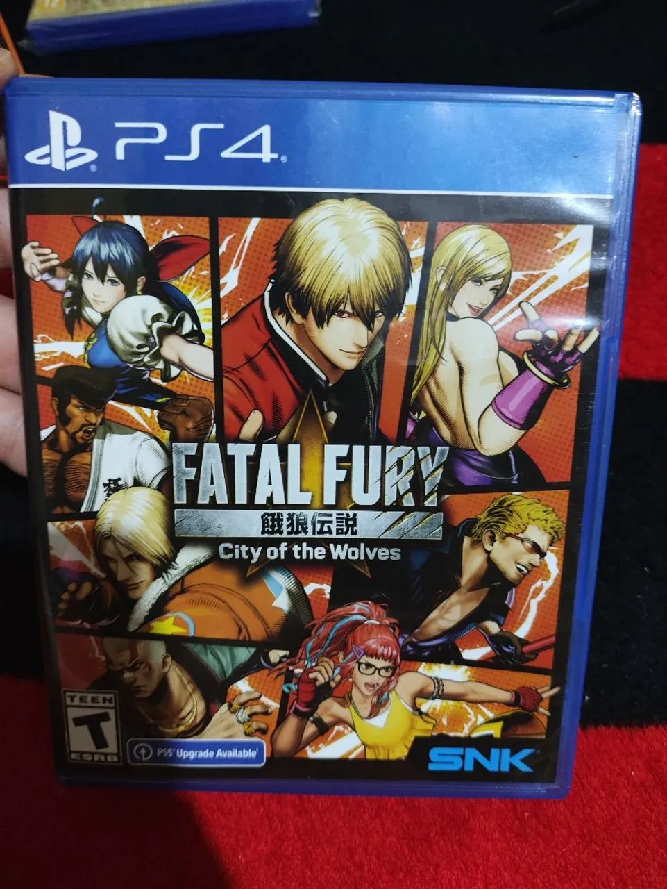 Jogo ps4 fatal fury city of the Wolves 