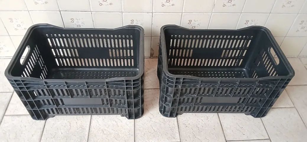 Engradados Caixa Plástica Vazada 55x36x31cm (2 Unidades) - Foto 3