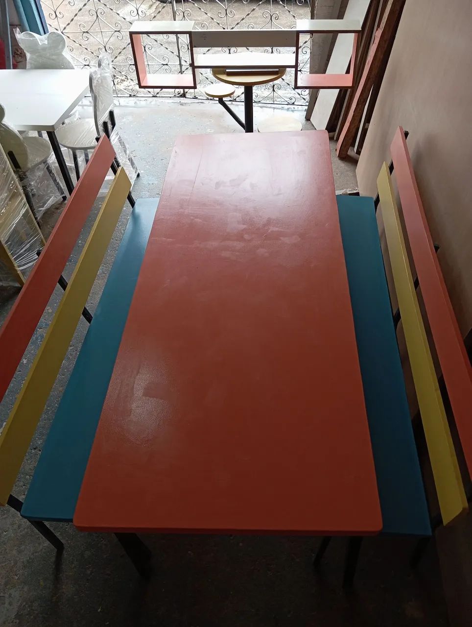 Mesa com bancos infantil para refeitório  - Foto 2