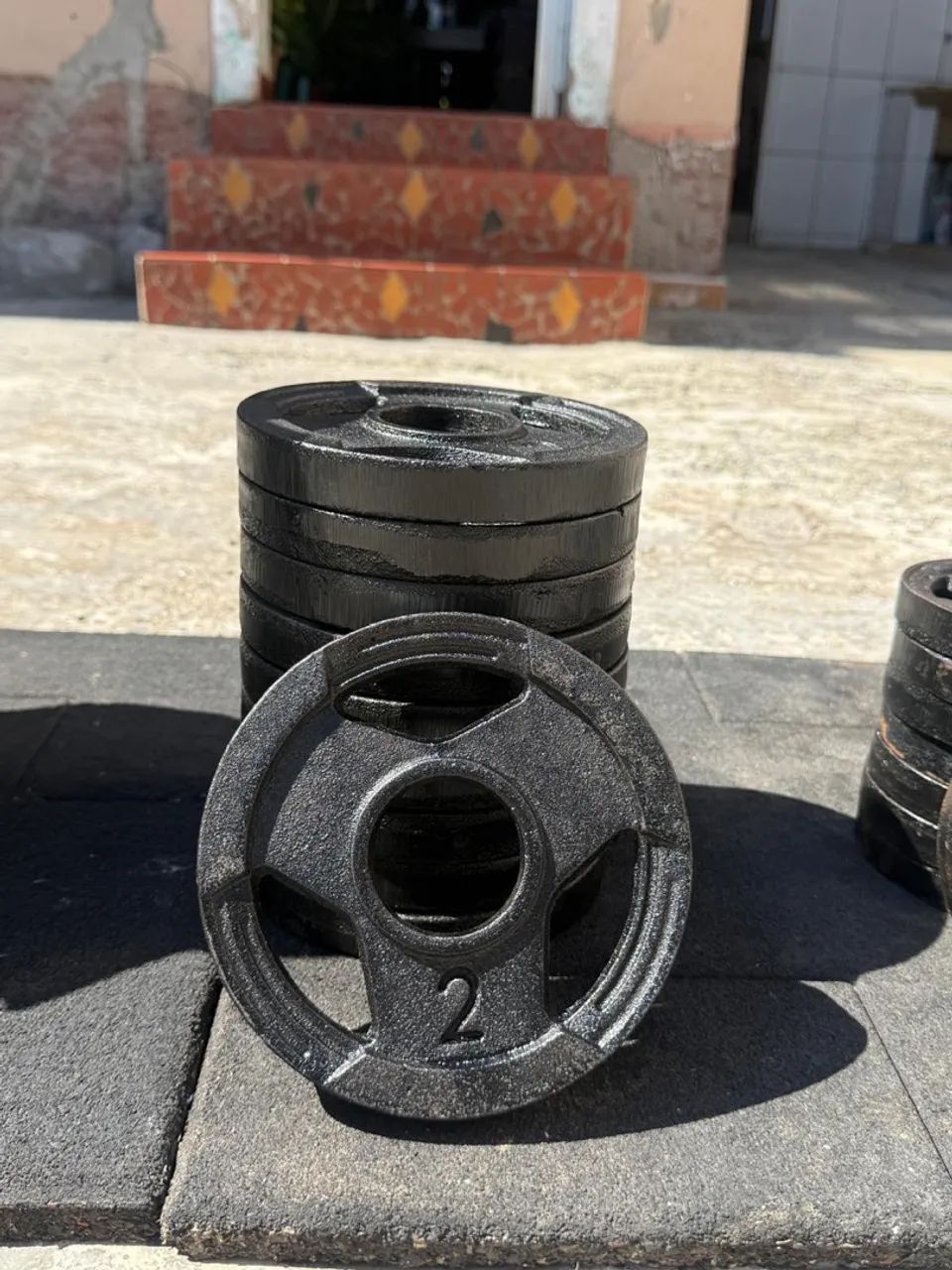 Anilhas de ferro olímpicas - Foto 3