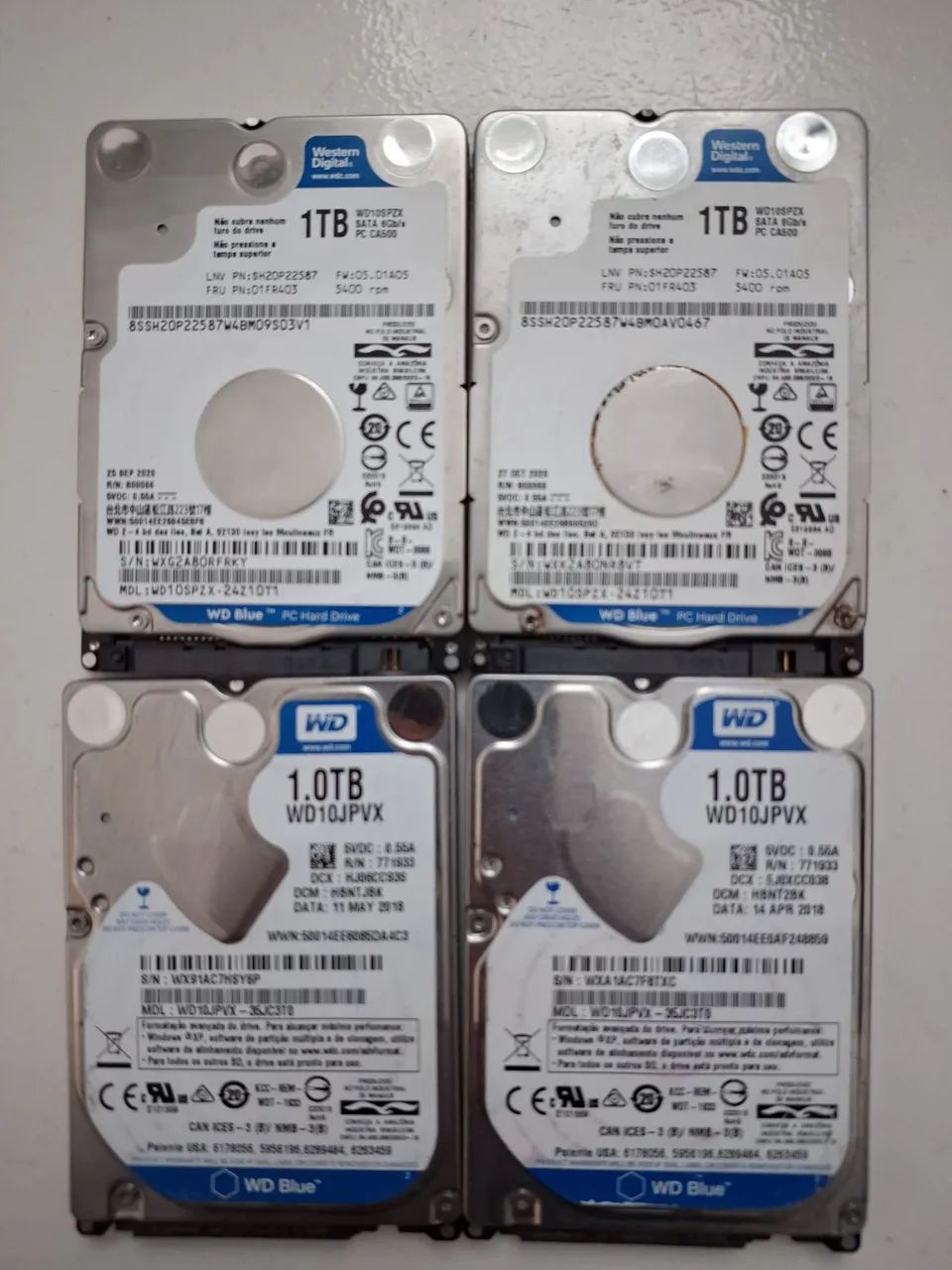 4 HDs wd 1tb notebook 2.5  - Foto 3