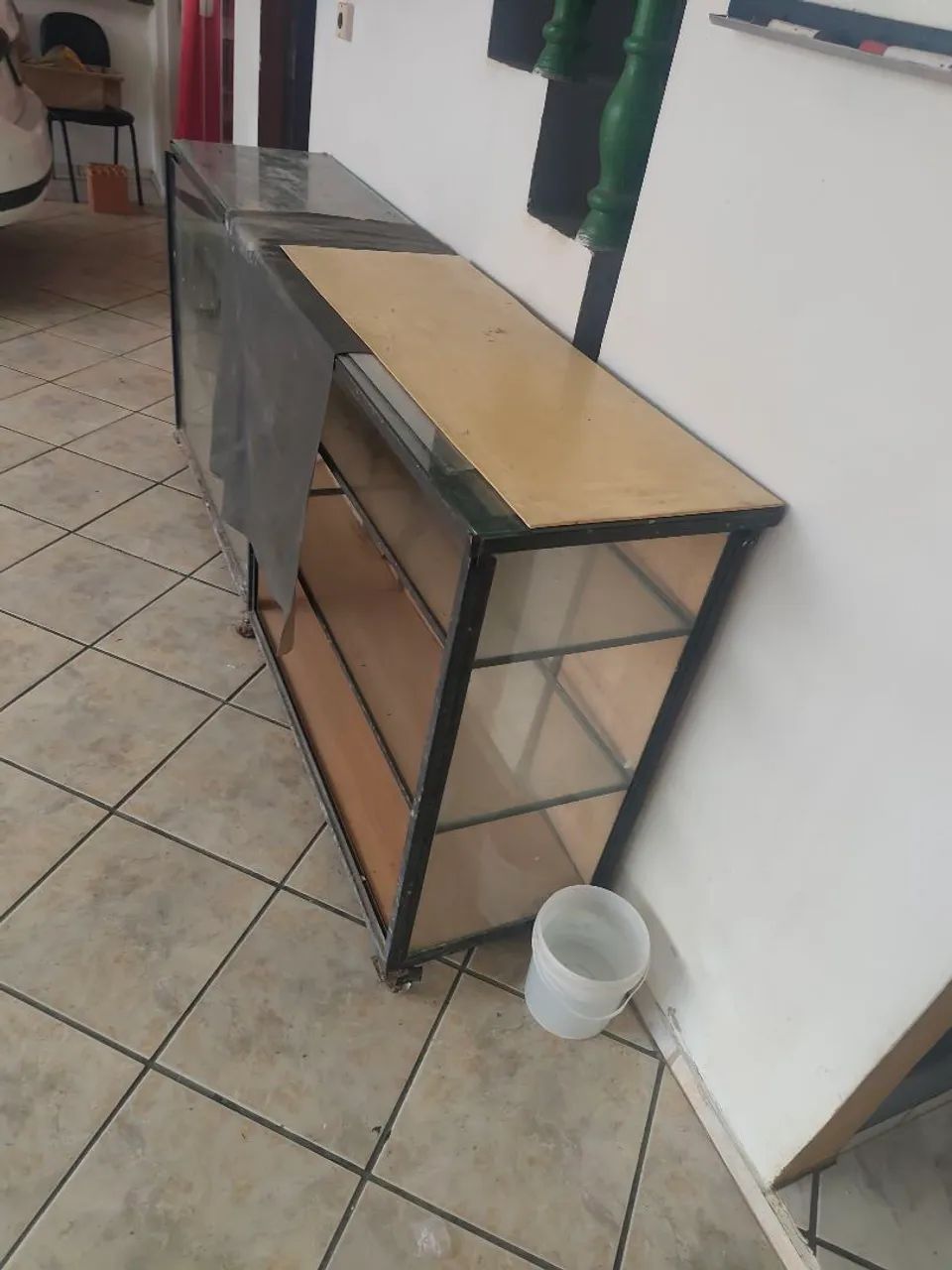 Mostruário de lojas de vidro com rodinhas - Foto 3