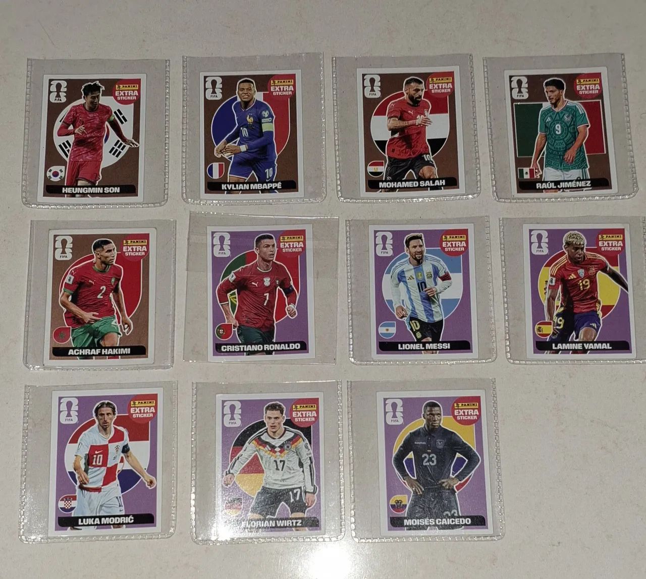 FIGURINHAS NORMAIS E EXTRA STICKER (LEGEND)
