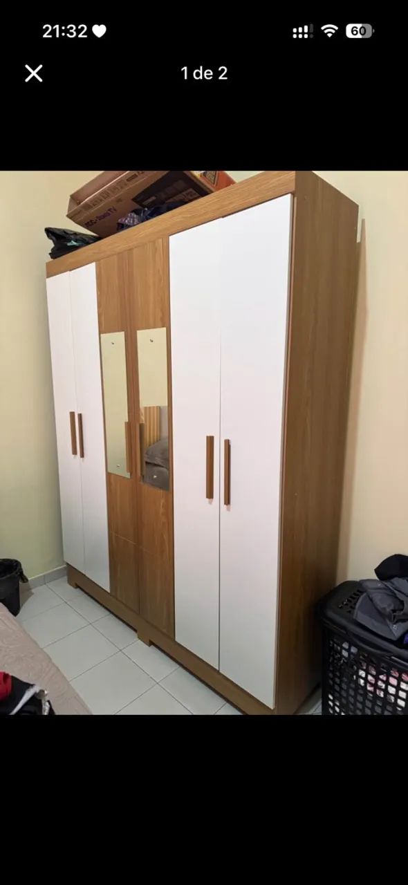 GUARDA-ROUPA 6 PORTAS 