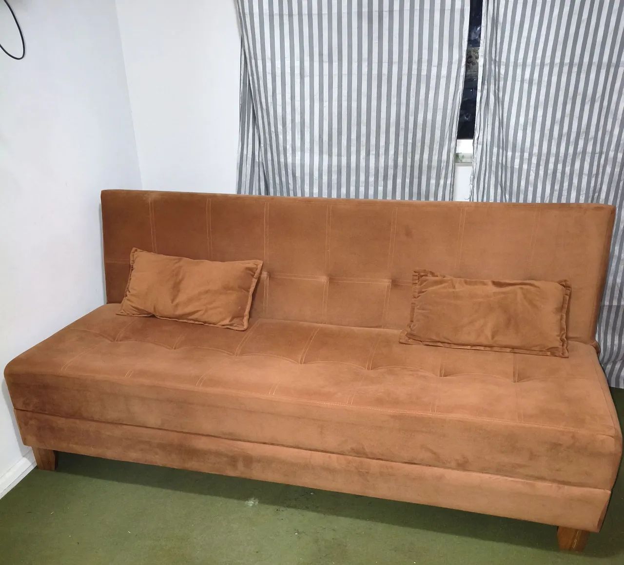 Sofá cama casal - Terracota 