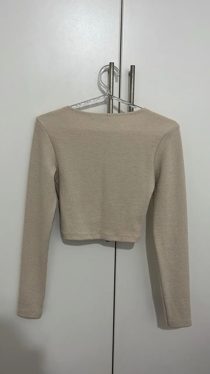Cropped bege Zara P - Foto 2
