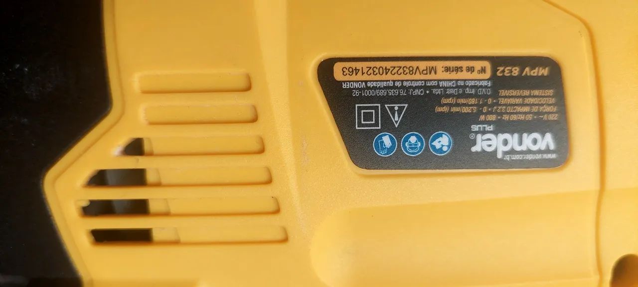 Martelete perfurador rompedor vonder plus 800w - Foto 6