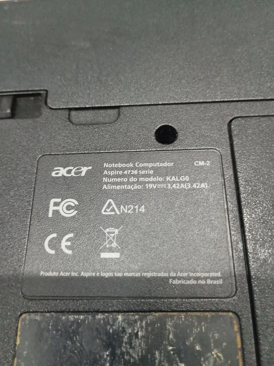 Notebook Acer retirar peças  - Foto 5