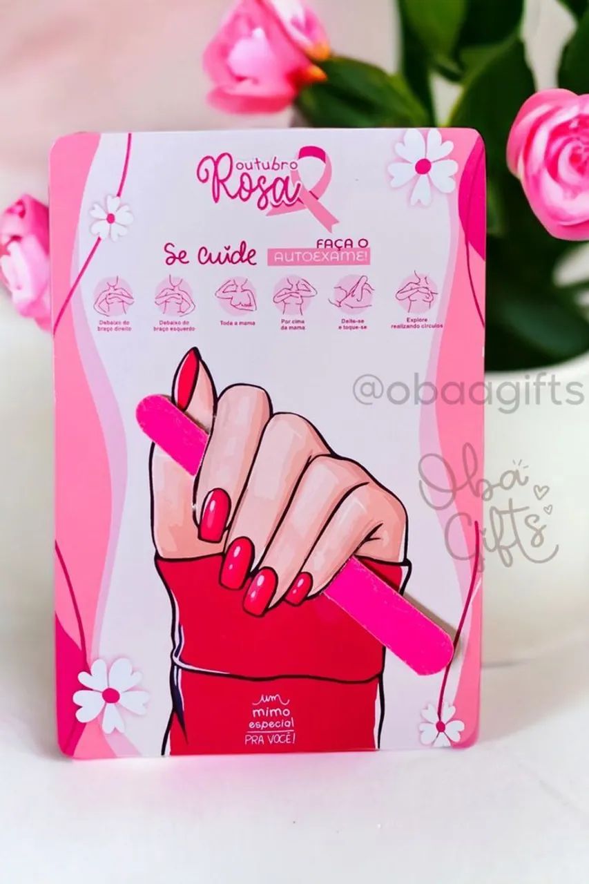 Personalizados Outubro Rosa Lembrancinhas Cliente  - Foto 4