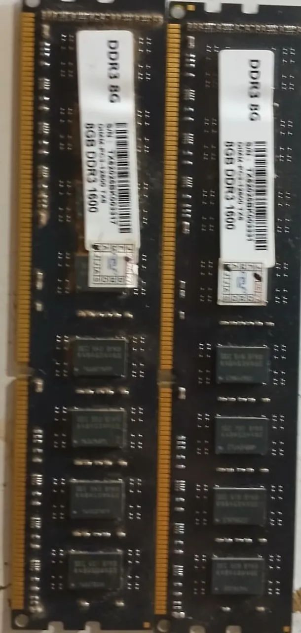 Memória RAM DDR3 2x8GB