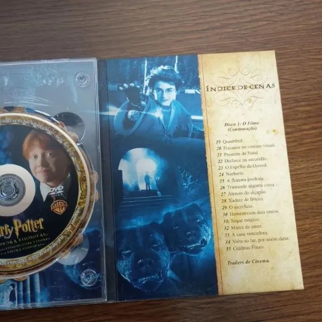 Digipack DVD duplo Harry Potter e a pedra filosofal - Foto 2