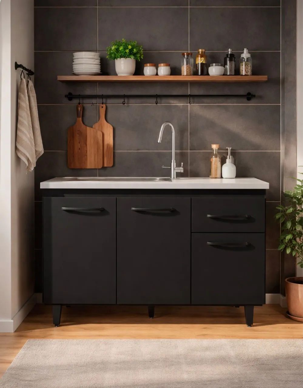 Balcão Funcional e Moderno para Seu Ambiente - Foto 3