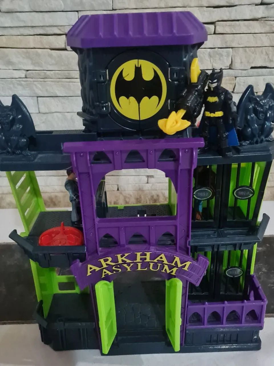 Prisao arkham asylum batman imaginext  - Foto 2