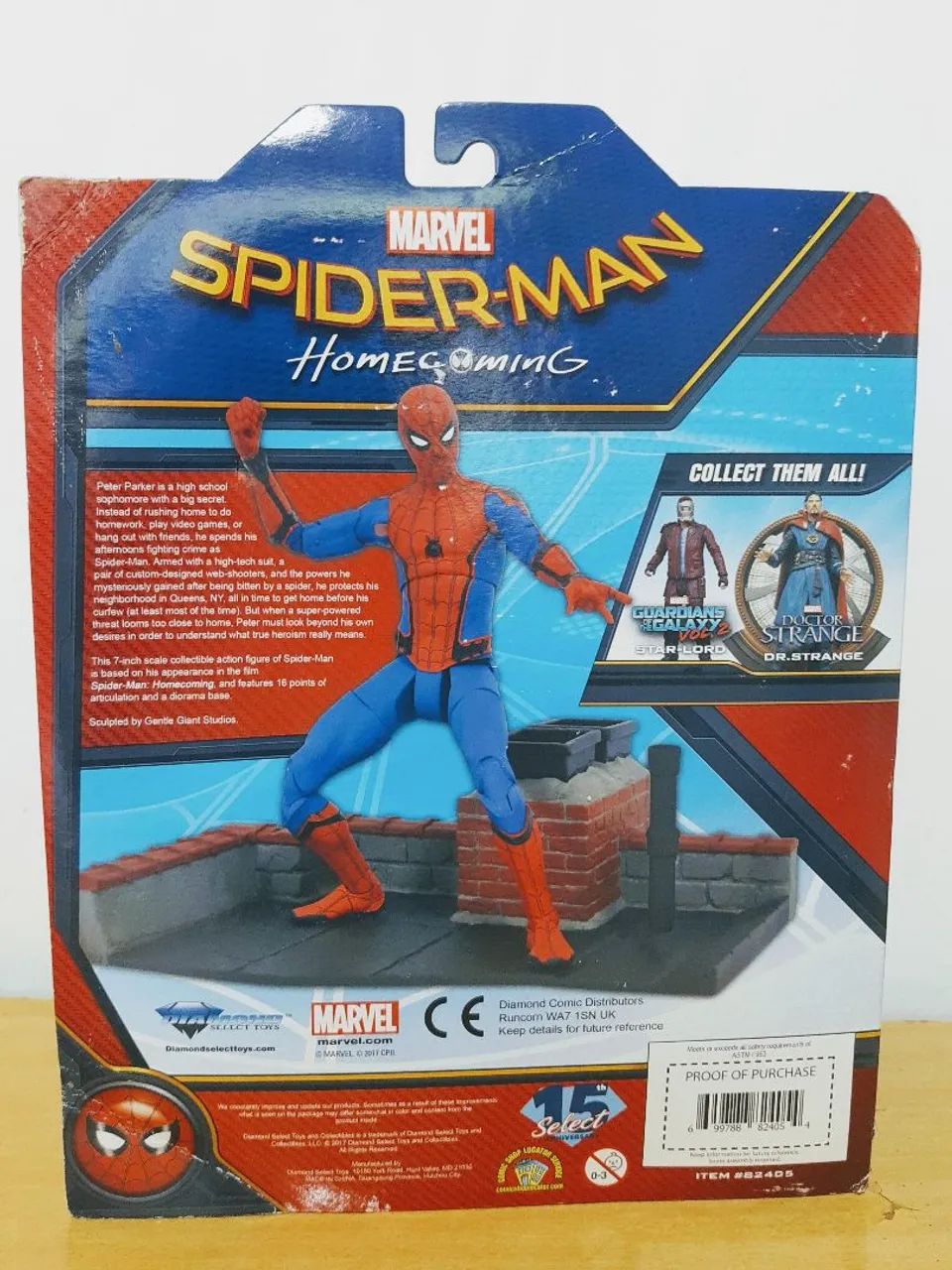Miniatura Spiderman Homecoming Marvel Selecta... Lacrado  - Foto 4