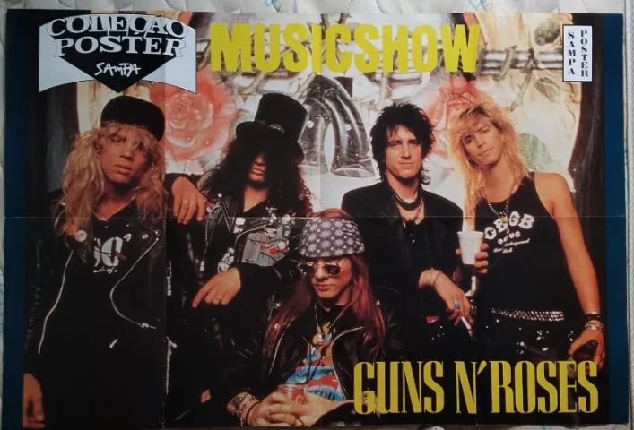Poster Guns 'N' Roses - Hobbies e coleções - Vila São Luís, Duque
