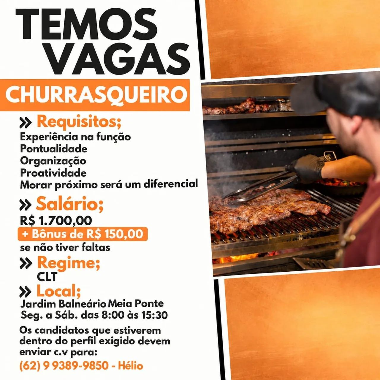 OPORTUNIDADE DE EMPREGO 