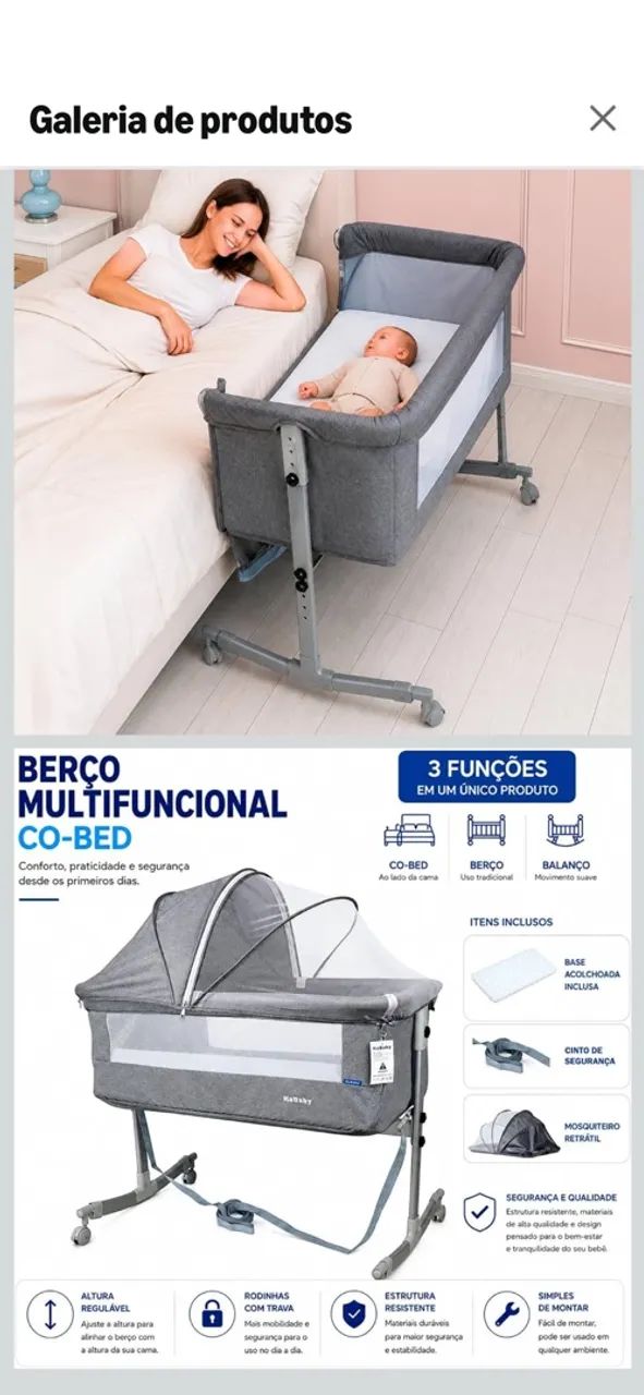 Berço Moisés seminovo  - Foto 4