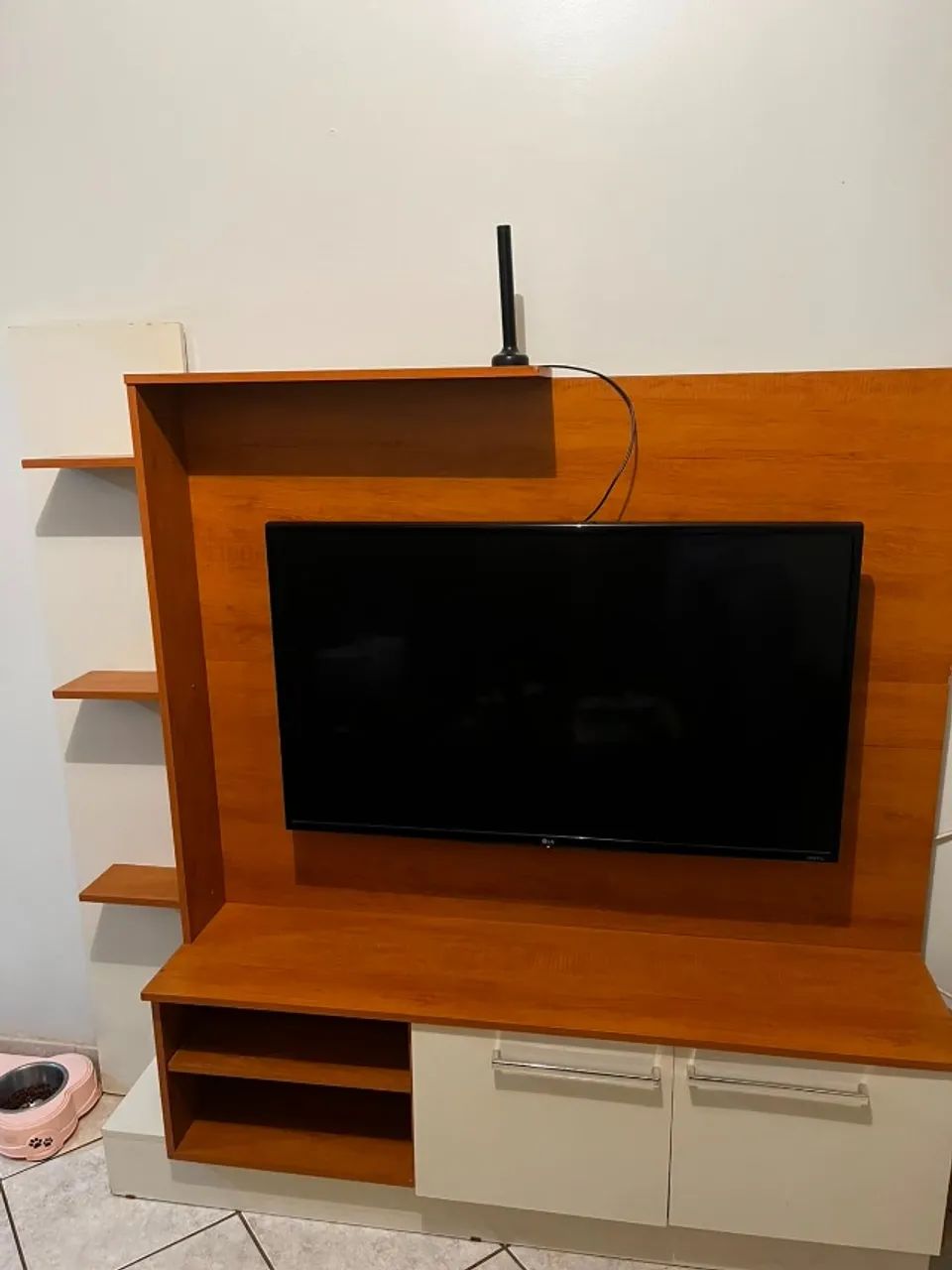 Estante Home para Tv de até 55 Polegadas com Nichos 2 Portas  - Foto 2