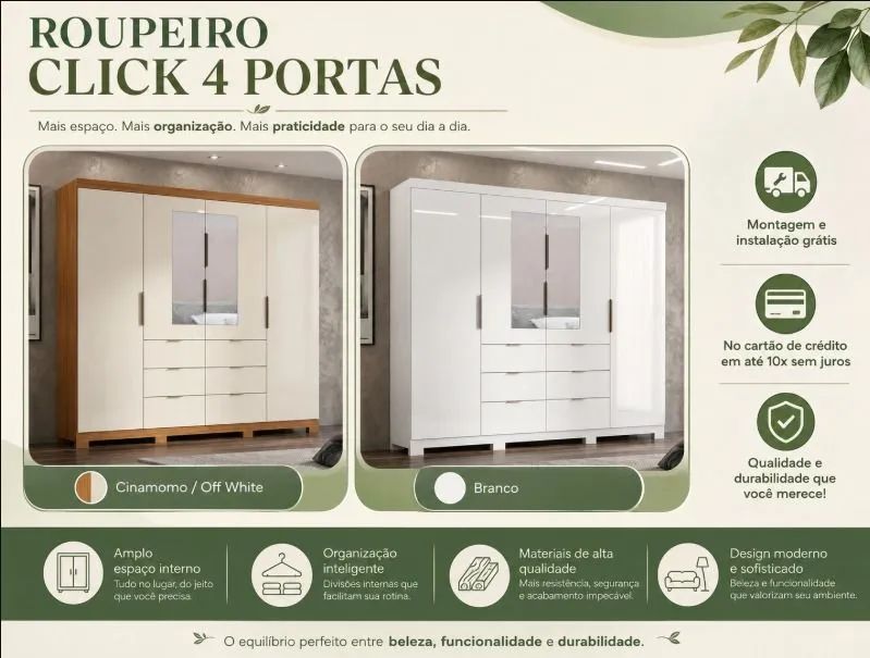 Guarda Roupa Casal 