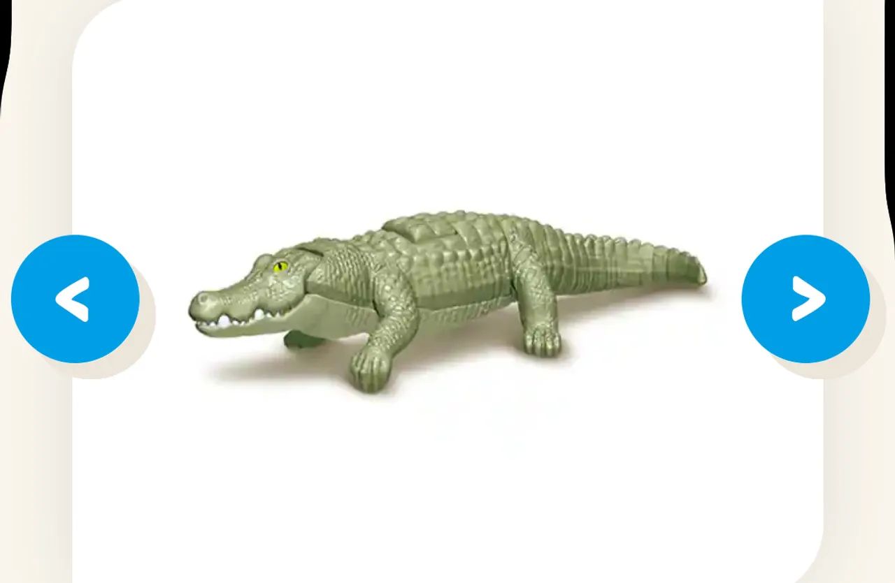 Kinder ovo natoons - jacaré 