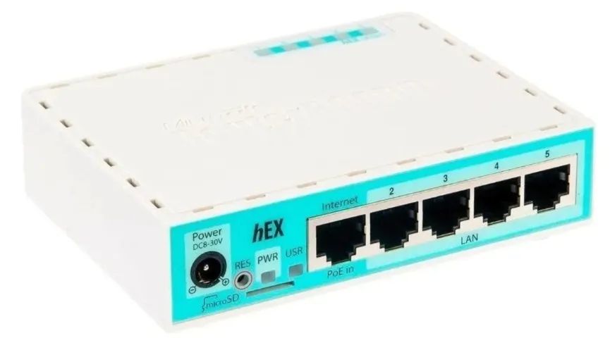 Roteador MikroTik Hex RB750Gr3 Branco - Foto 3