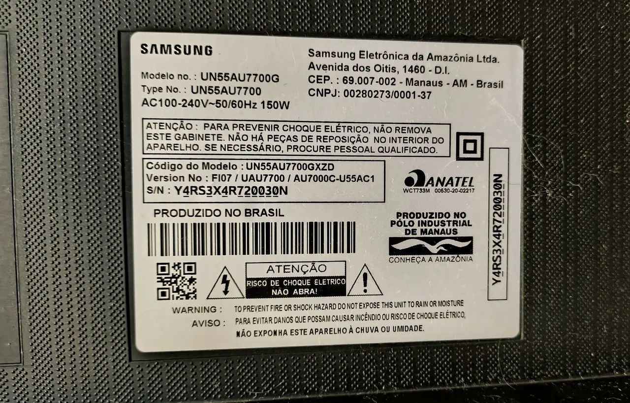 TV Samsung 55" 4K Smart , Defeito! - Foto 4