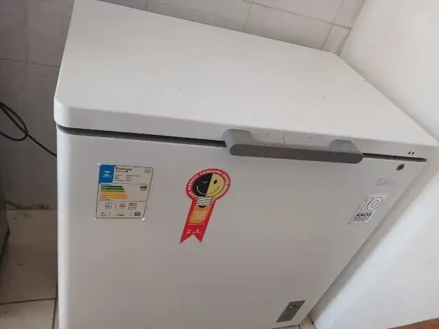 Freezer Horizontal Midea 205l Branco- Usado - Foto 3
