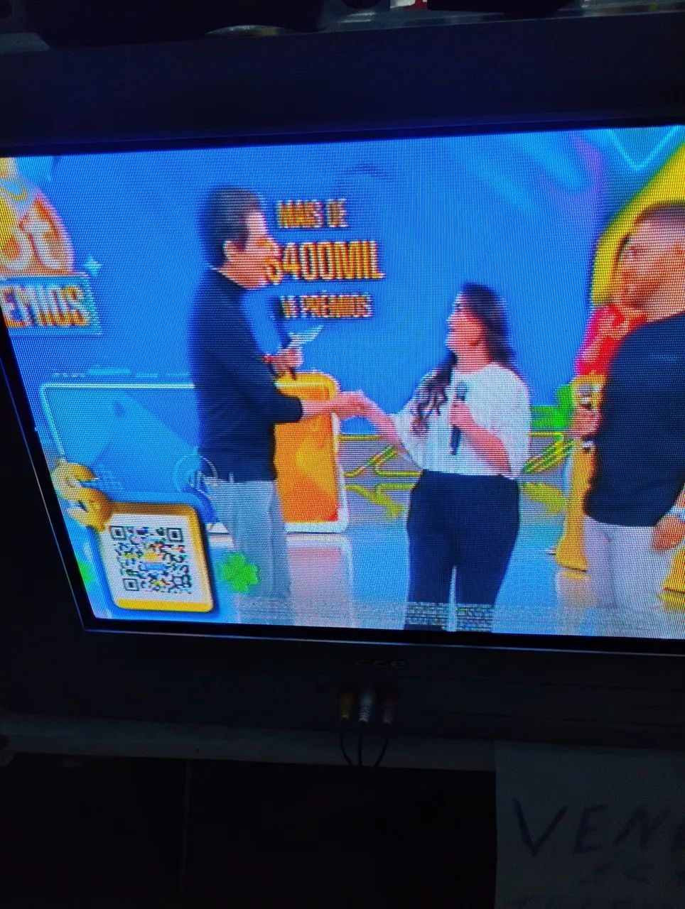 TELEVISÃO CCE DE TUBO FUNCIONANDO COM CONTROLE 