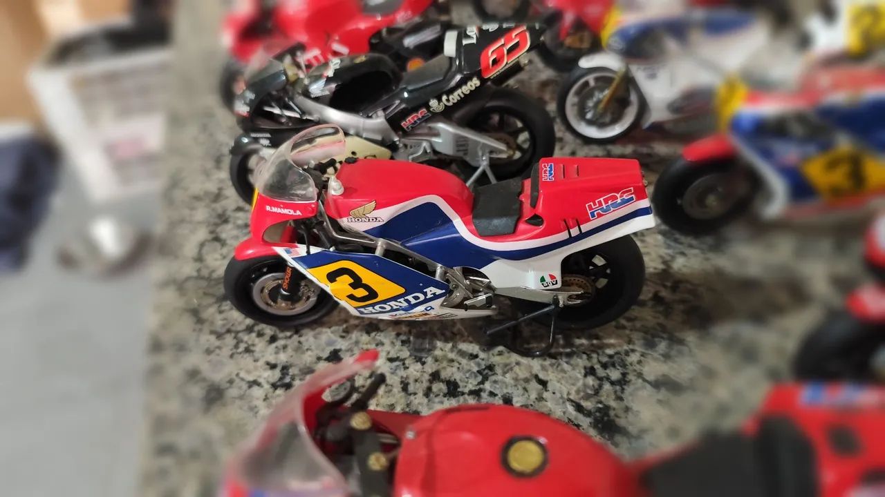 Lote de 19 motos 1:12 coleção Moto GP Altaya/IXO Rossi 1999 e