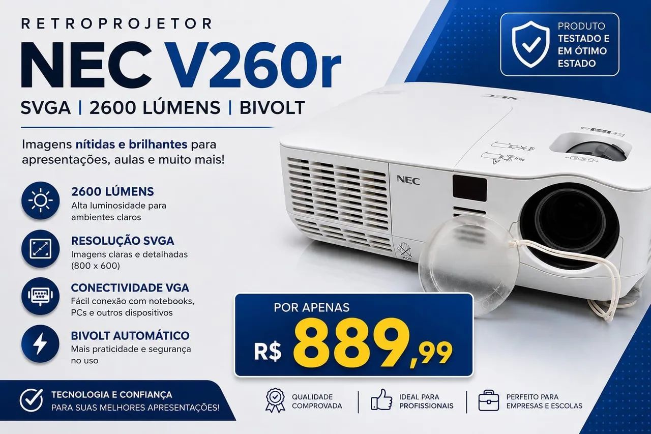 Projetor Nec 260r!