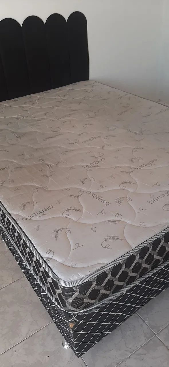 Cama Box casal  colchão d33 completa  - Foto 2
