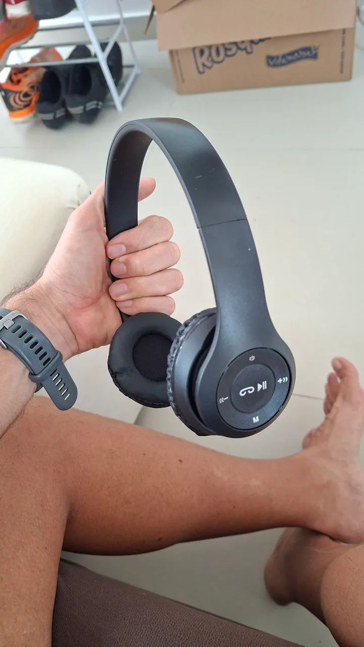 Fone MP3 Bluetooth e Cartão  - Foto 2