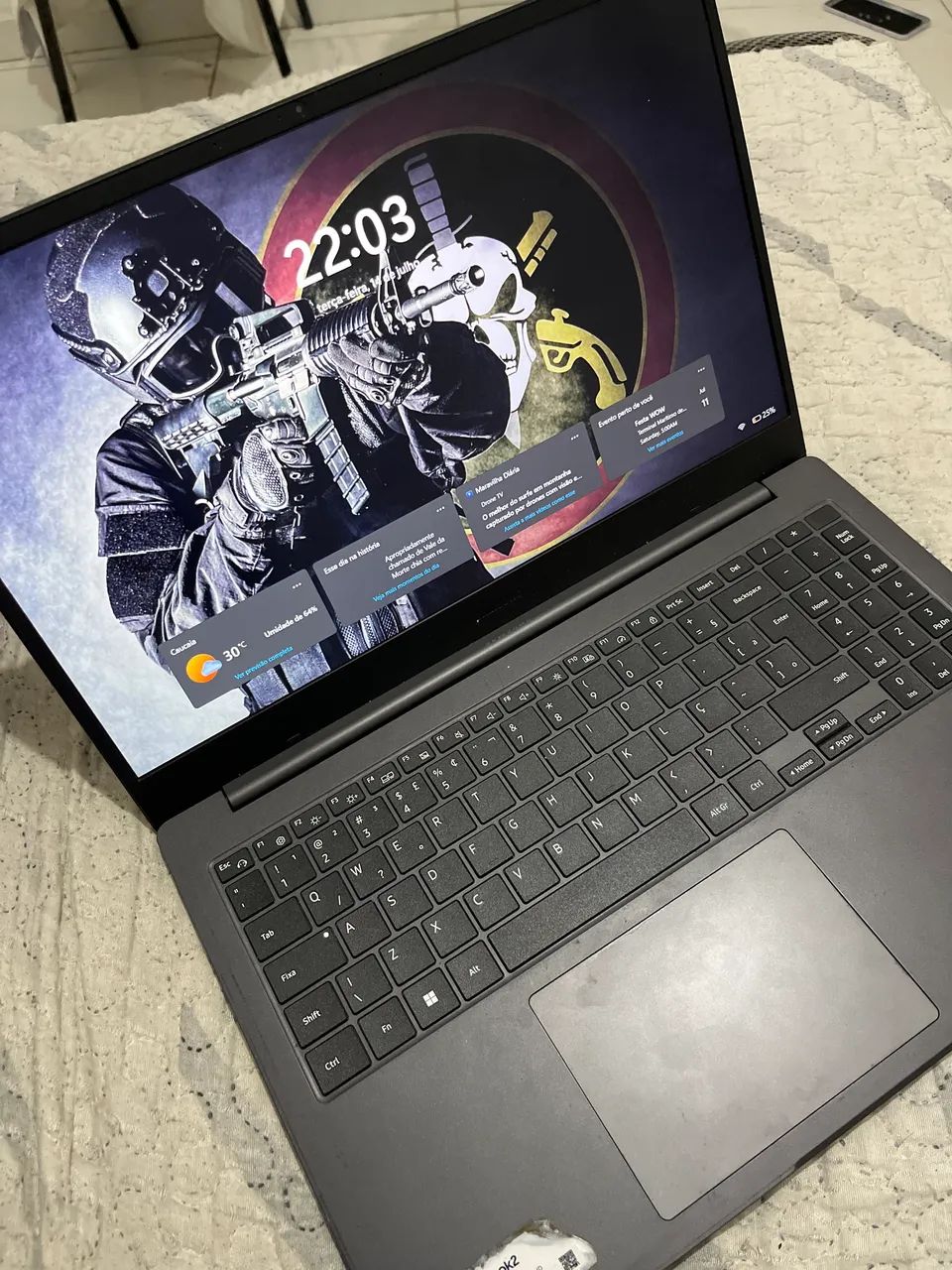 Notebook Samsung Galaxy Book2 - I5 - 8GB DE RAM - 256 SSD