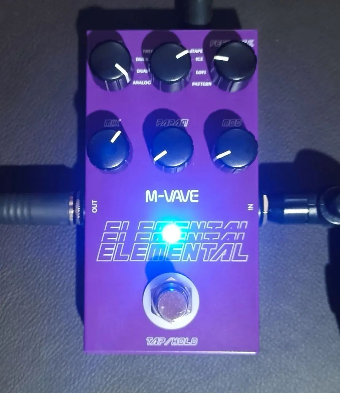 Pedal delay digital M-Vave Elemental com 9 efeitos - Foto 2