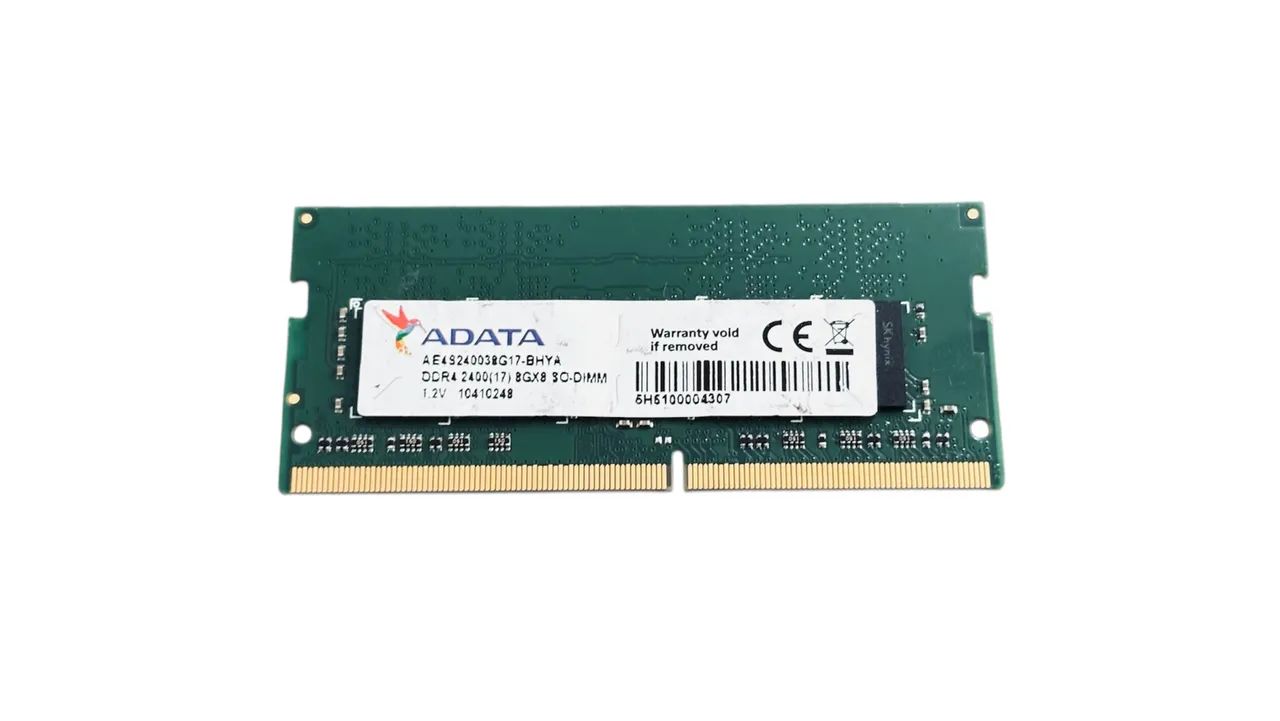 Memoria ram 8gb ddr4 2400 Adata ( seminova ) testada p notebook