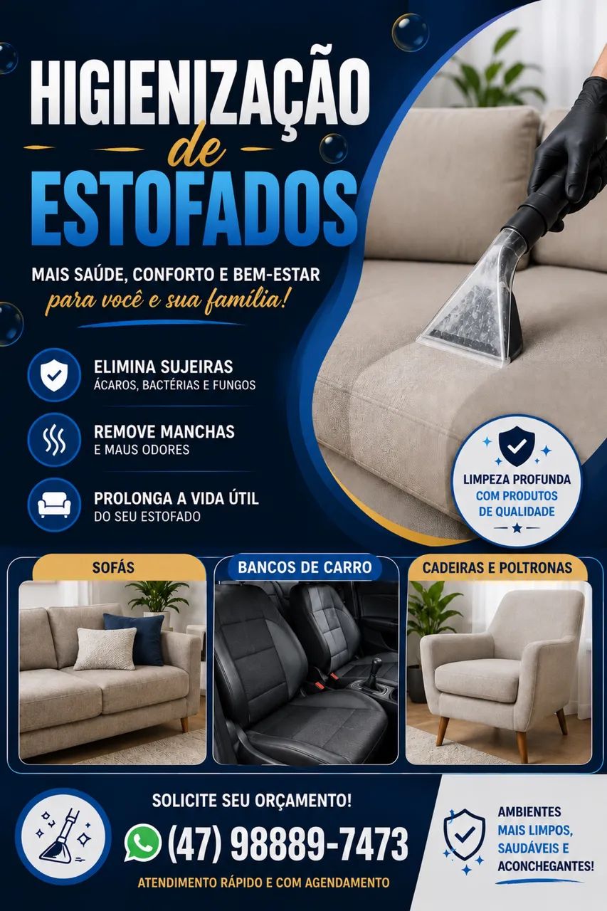 Limpeza de estofados 