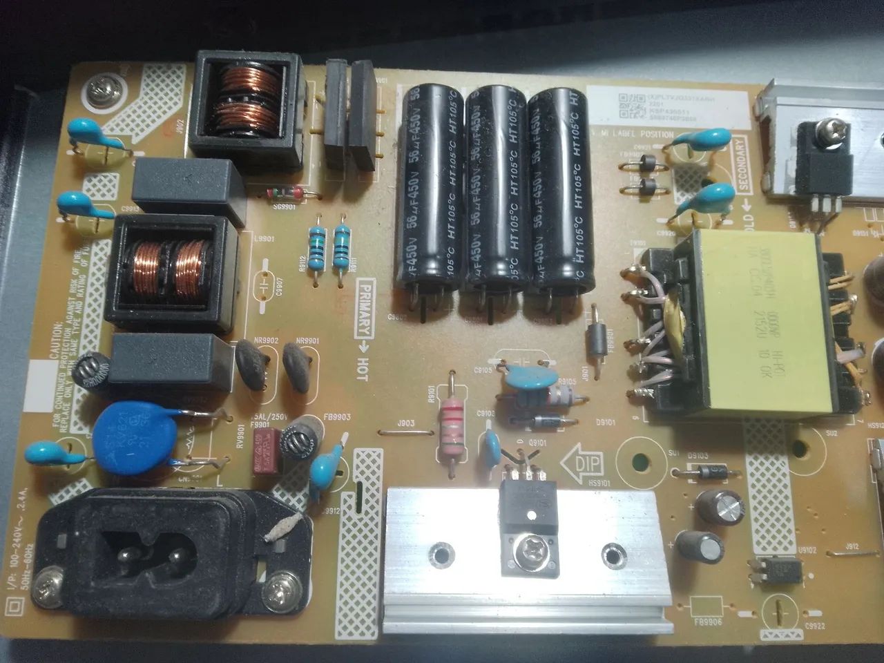 Placa fonte AOC 43S5195 