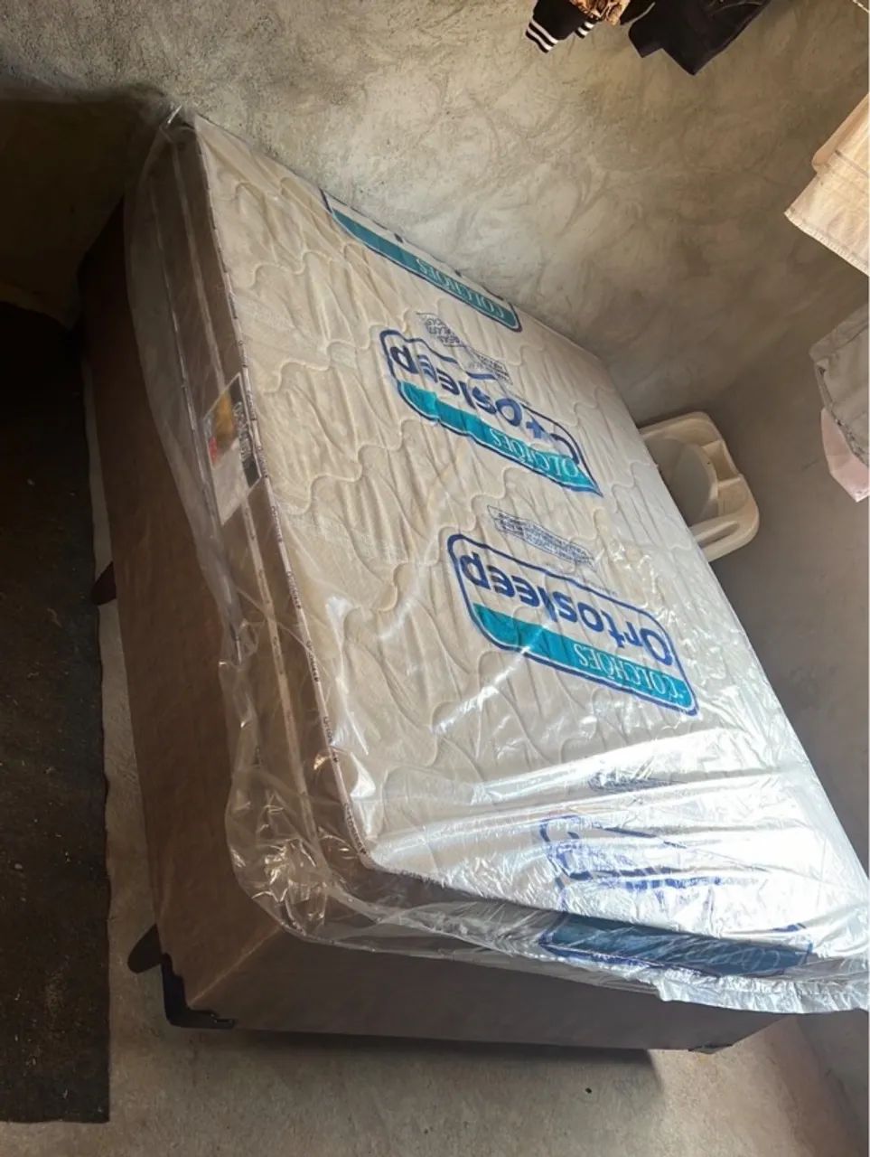 Cama box casal nova