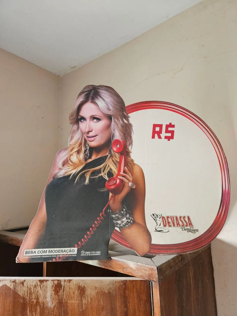 Placa dupla face Devassa
