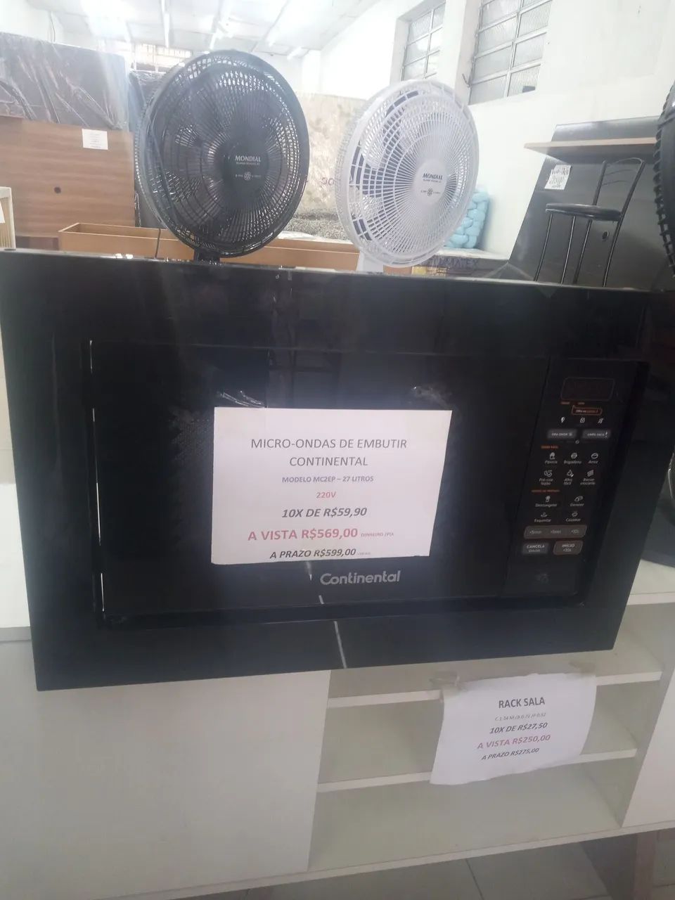 MICROONDAS DE EMBUTIR CONTINENTAL -  220V