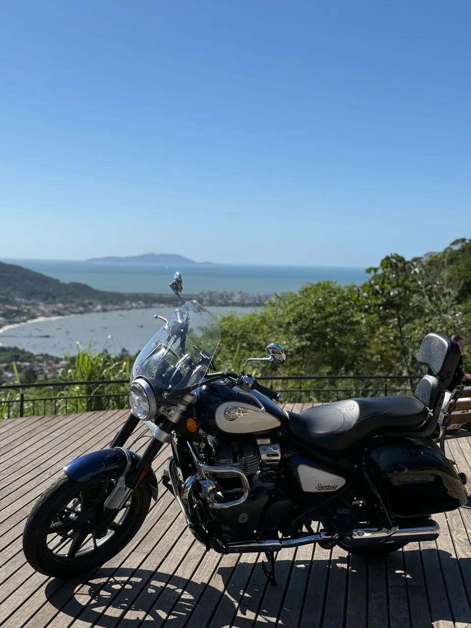 ROYAL ENFIELD SUPER METEOR 650 CELESTIAL BLUE - Foto 3