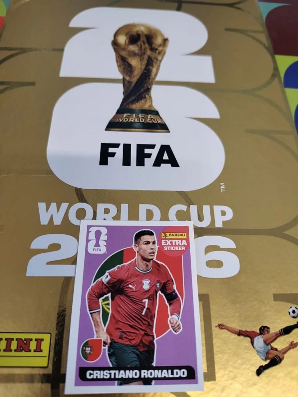 Figurinha Legend Cristiano Ronaldo Lilás || Perfeito Estado