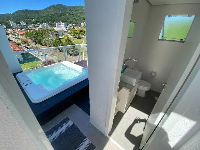 Casa com Jacuzzi e vista para Montanha no Parque São Jorge/Itacorubi - Foto 5